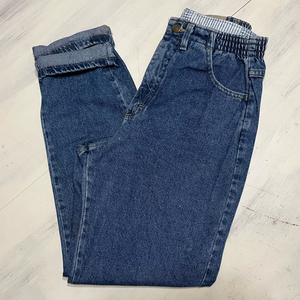 Vintage Lee Union Made 80’s/90’s Mom Jean High Rise Cinch Side Waist Sz 8